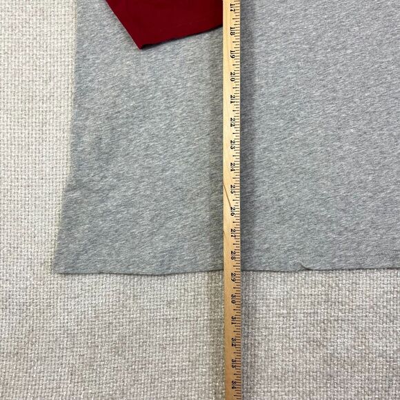 Ariat Real T-Shirt Women's 2X 3/4 Sleeve Red Gray Classic Fit "Live, Love, Ride" - Picture 6 of 8